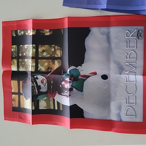 Mini garden flags, December, January, holiday - Picture 6 of 6